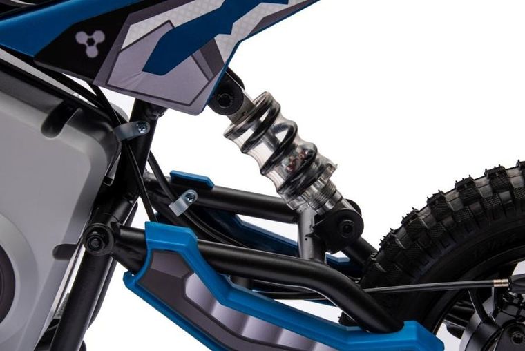 Lean Cars, motor crossowy, pojazd na akumulator, A9901, niebieski