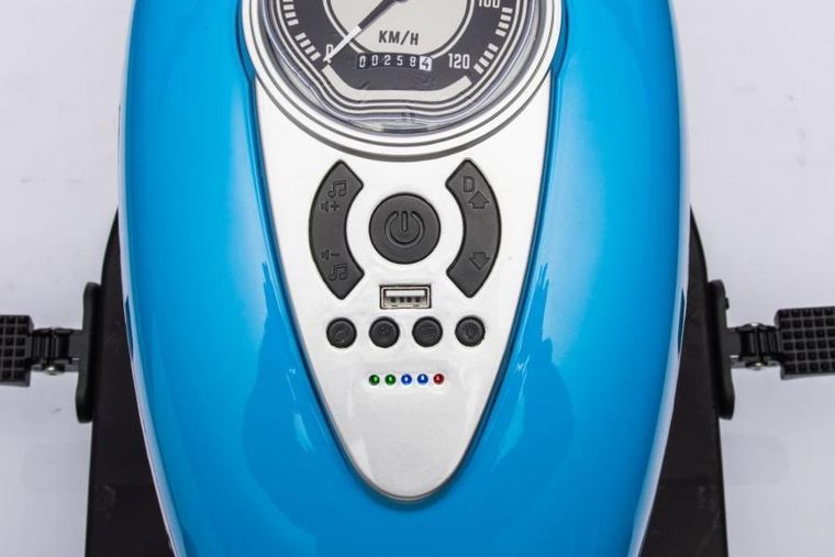 Lean Cars, motor trójkołowy, pojazd na akumulator, LL6688, 24V, niebieski