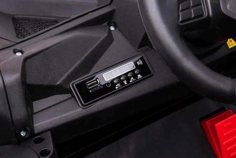 Lean Cars, pojazd na akumulator, YSA036 4-4, czerwony