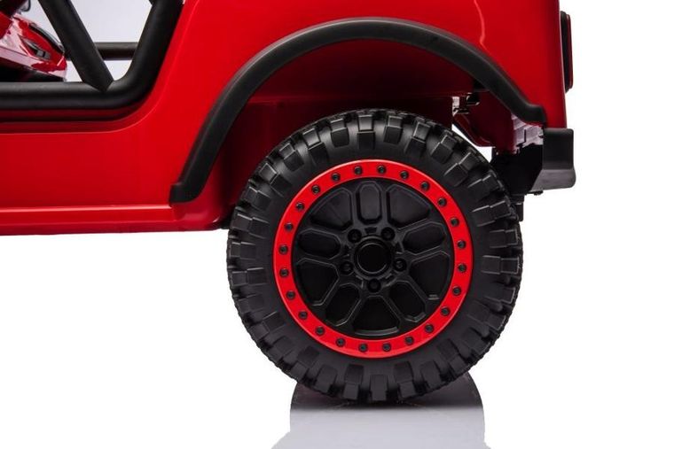 Lean Cars, pojazd na akumulator, YSA8813, czerwony