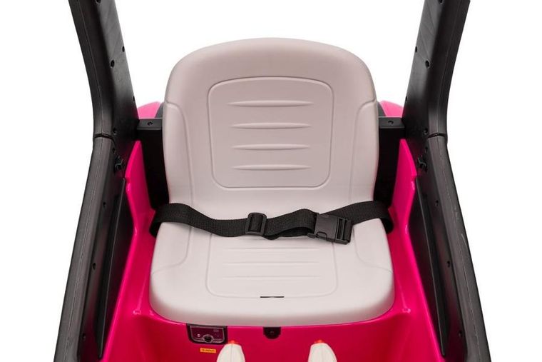 Lean Cars, wózek widłowy, pojazd na akumulator, XMX638, różowy