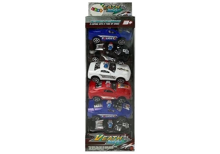 Lean Toys, policja, straż z napędem, 6 szt.