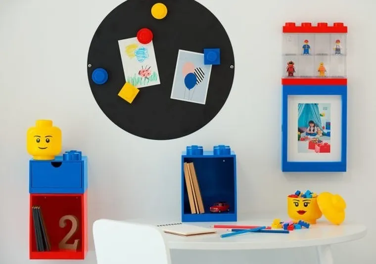 LEGO, mała głowa, pojemnik do przechowywania, girl, rozmiar S, 2l