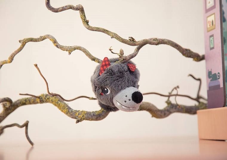 Lilliputiens, Czerwony Kapturek, mini pacynki na palce, 12m+