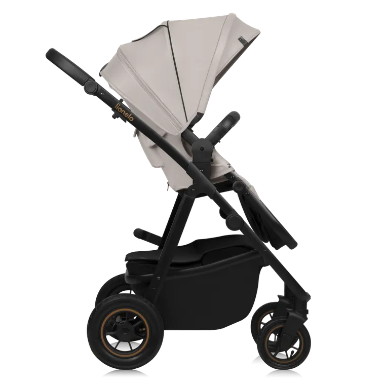 Lionelo, Amber Plus, wózek wielofunkcyjny 3w1, Beige Sand