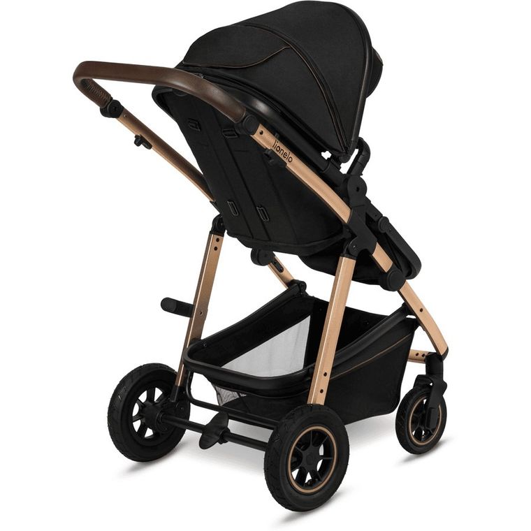 Lionelo, Amber, wózek wielofunkcyjny, 3w1, Black Onyx