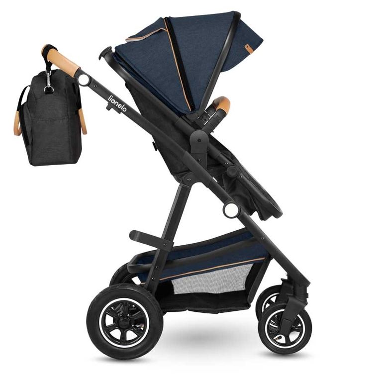 Lionelo, Amber, wózek wielofunkcyjny, 3w1, Blue Navy