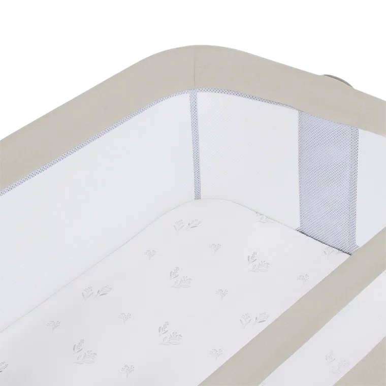 Lionelo, Luna, łóżeczko, Beige Sand