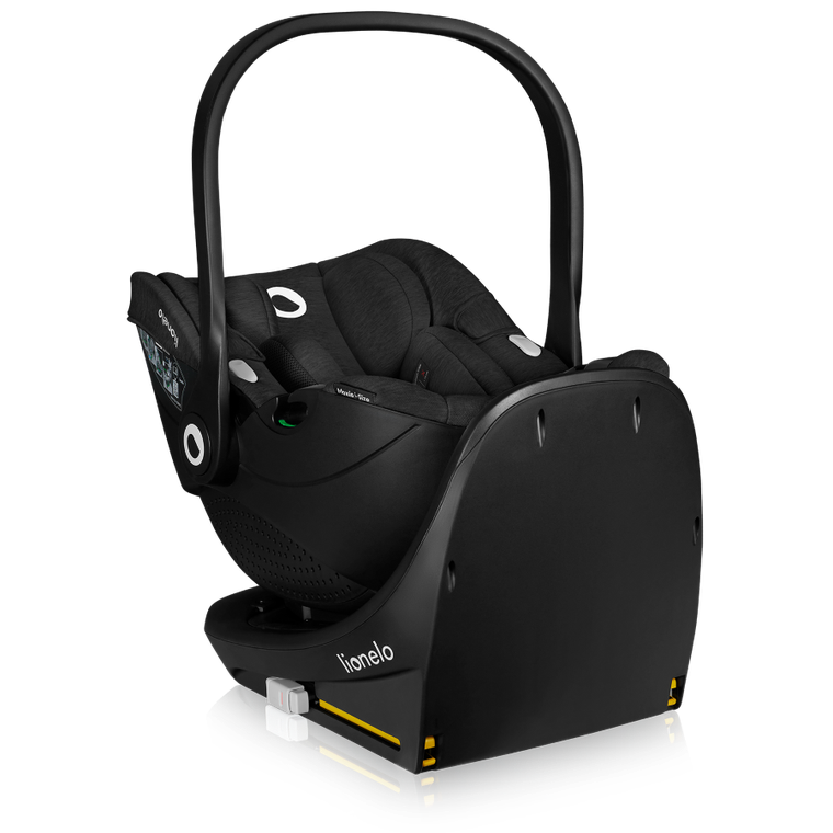 Lionelo, Moxie, i-Size, fotelik samochodowy z bazą, Black Carbon, 40-87 cm