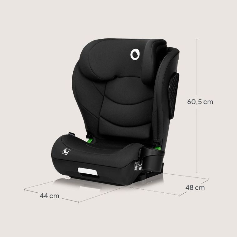 Lionelo, Neal, fotelik samochodowy, i-Size, Black Carbon, 100-150 cm