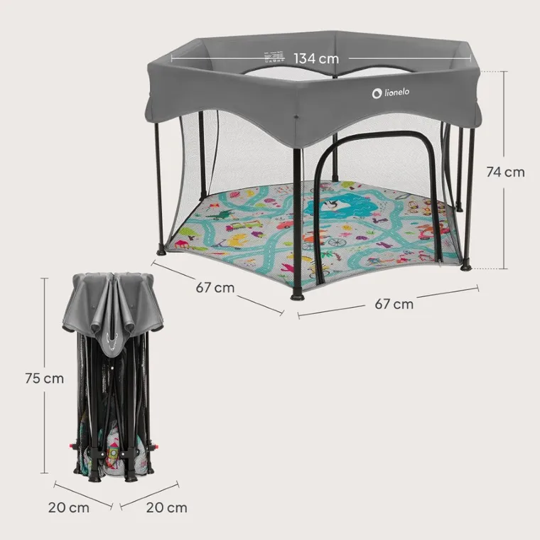 Lionelo, Roel Plus, kojec dla dzieci
