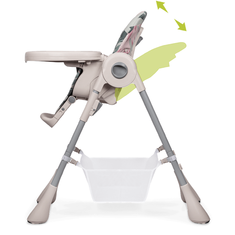 Lionelo, Zanna, krzesełko do karmienia, Pink Bubblegum