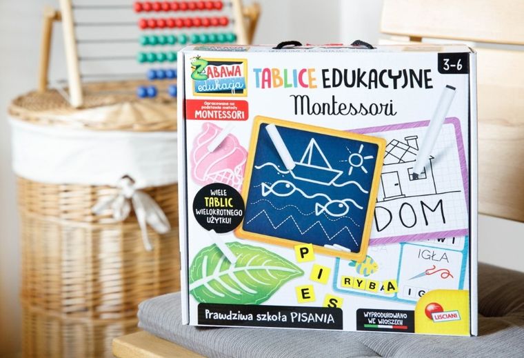 Lisciani, Montessori, Tablice edukacyjne