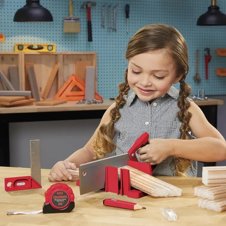 Little Tikes, zestaw do cięcia i pomiaru, stolarka