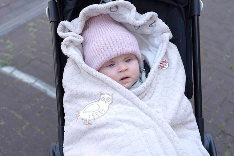 Lodger, Fleece, Birch, zimowy śpiworek do wózka, polarowy, beżowy