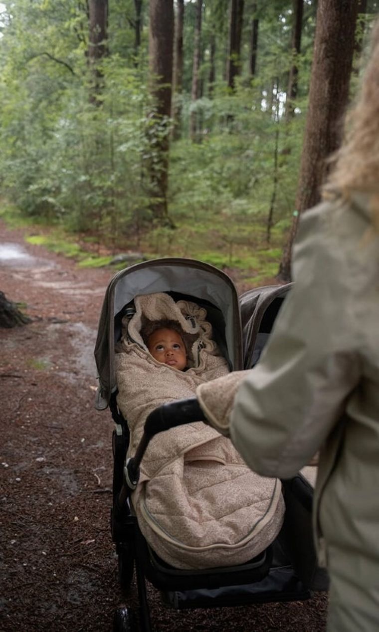 Lodger, Taslon, Birch, zimowy śpiworek do wózka, wodoodporny, jasnobeżowy