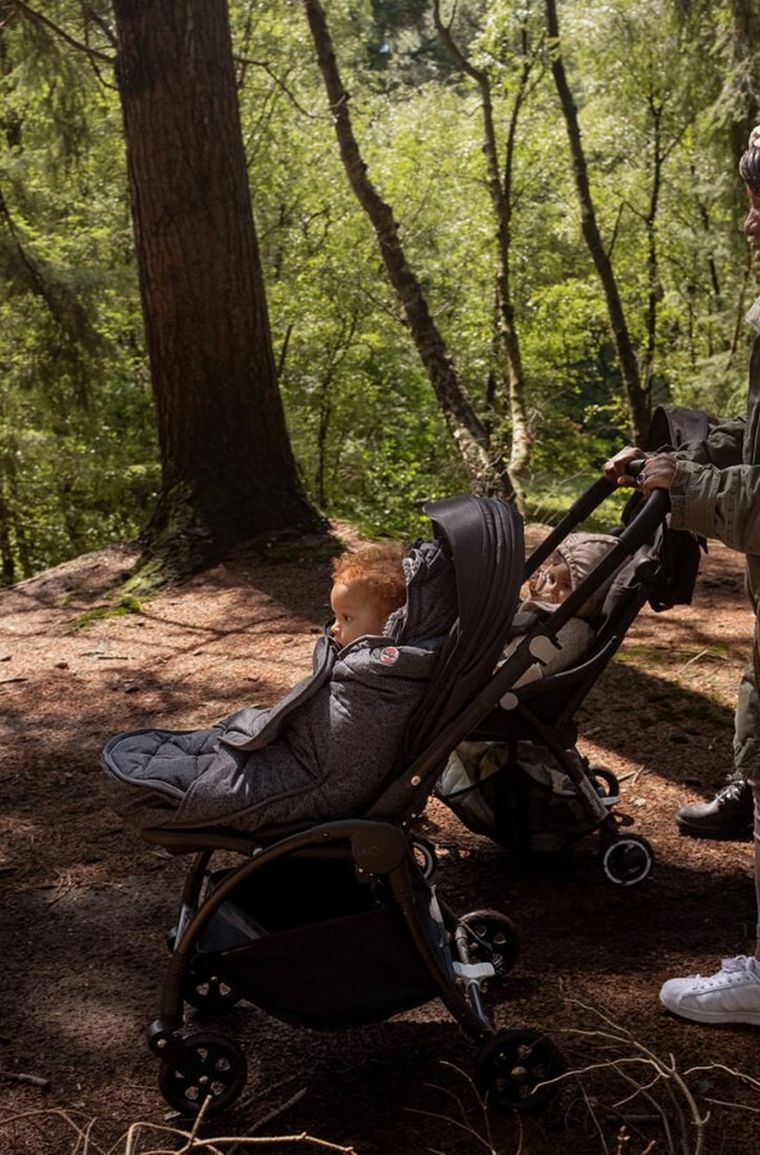 Lodger, Taslon, Pigeon, zimowy śpiworek do wózka, wodoodporny, grafitowy