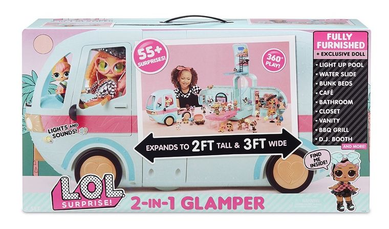 L.O.L. Surprise, Glamper 2w1, kamper dla laleczek