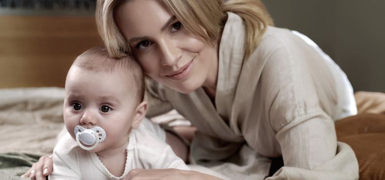 Lovi, Baby Shower Girl, smoczek silikonowy, dynamiczny, 0-2m, 2 szt.