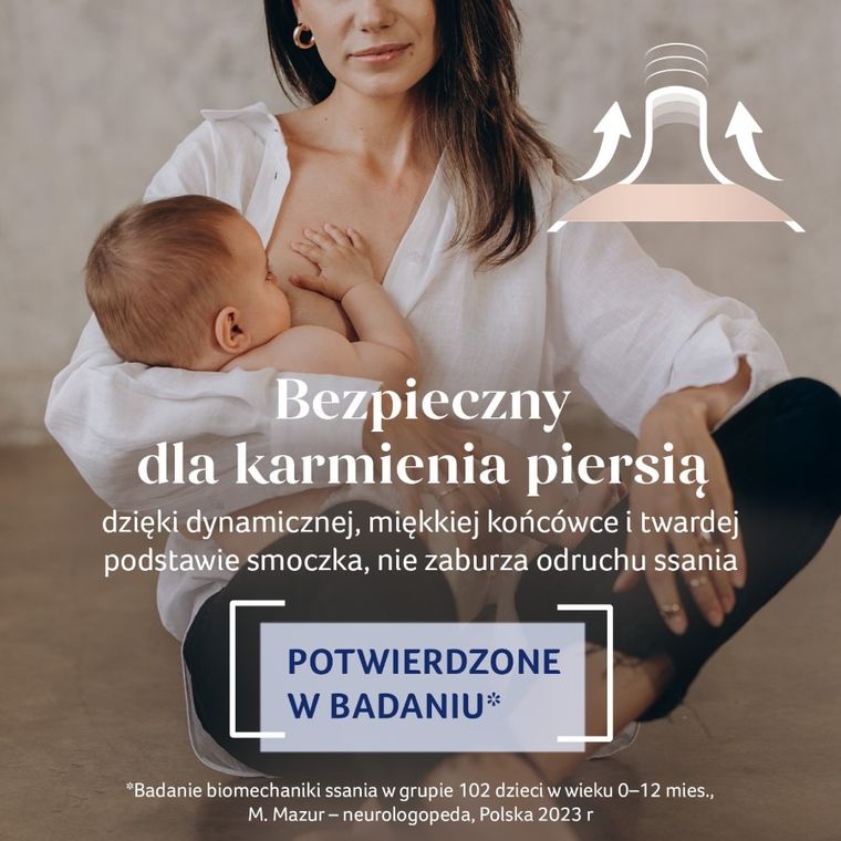 Lovi, Mammafeel, smoczek dynamiczny do karmienia, szybki przepływ, 9m+