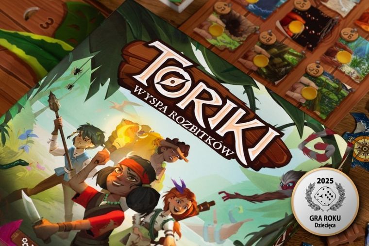 Lucky Duck Games, Toriki Wyspa rozbitków, gra familijna