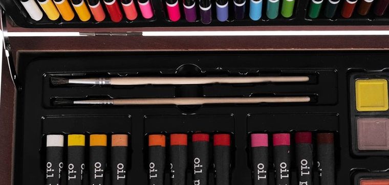 Maaleo, zestaw do malowania w walizce, 143 szt.