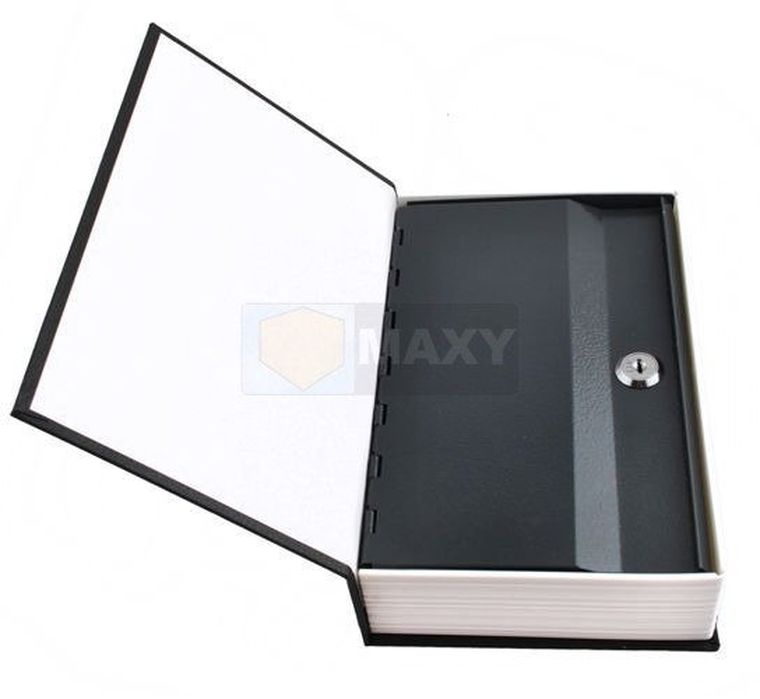 Malatec, kasetka w książce, sejf