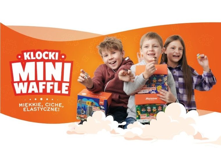 Marioinex, Mini Waffle, klocki konstrukcyjne, 500 elementów