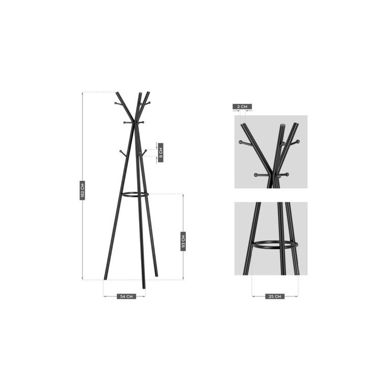 Mark Adler, Host 3.0, wieszak stojący, Black