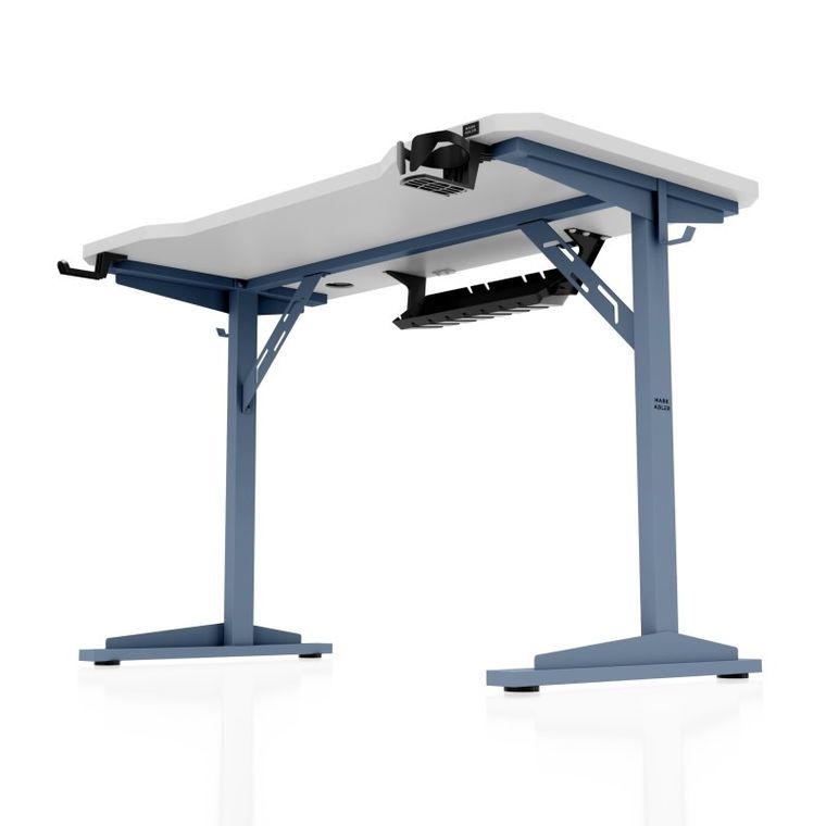 Mark Adler, Leader 5.1 White, biurko komputerowe z półką, 115 cm