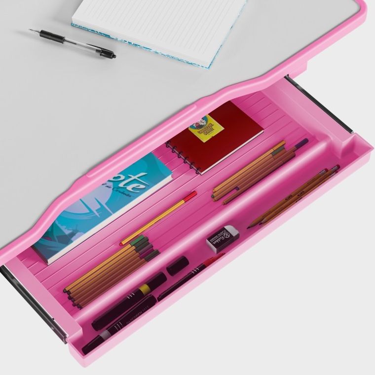 Mark Adler, Study 3.0 Pink, ergonomiczne biurko dla dziecka, 66 cm