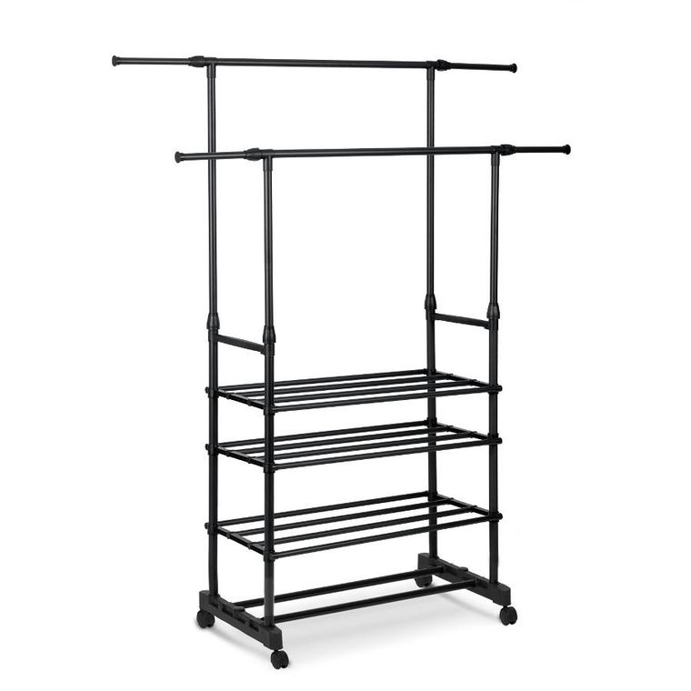 Massido, wieszak na ubrania, czarny