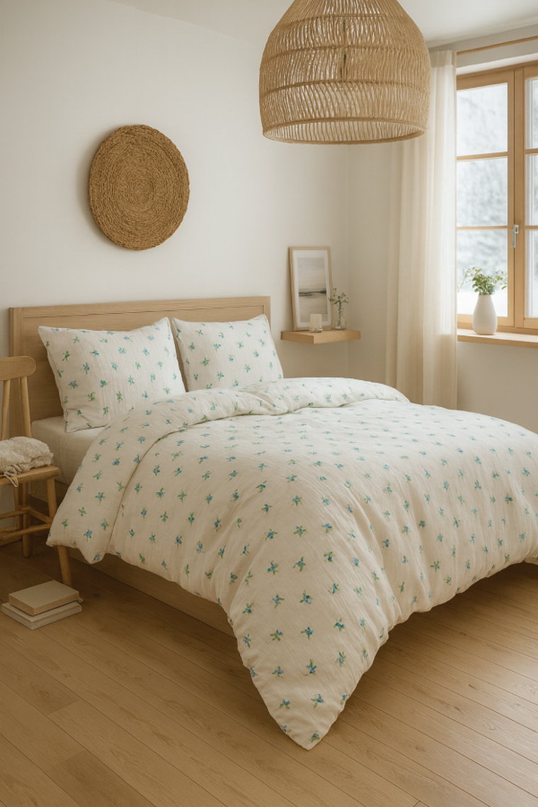 Matex, pościel bawełniana, muślinowa, 200-220 cm