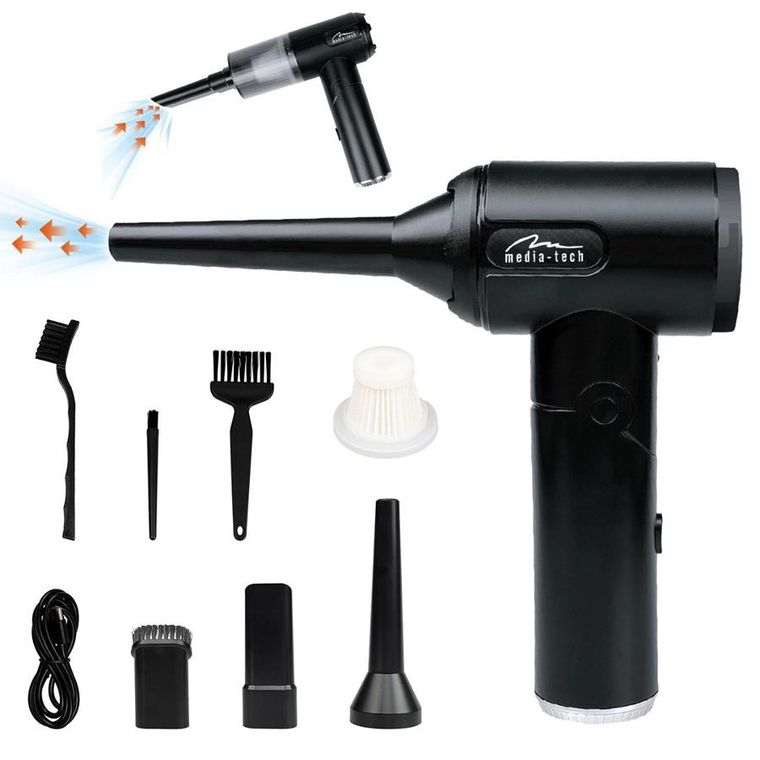 Media Tech, Jet Air Duster, bezprzewodowa dmuchawa, 2w1, MT6538