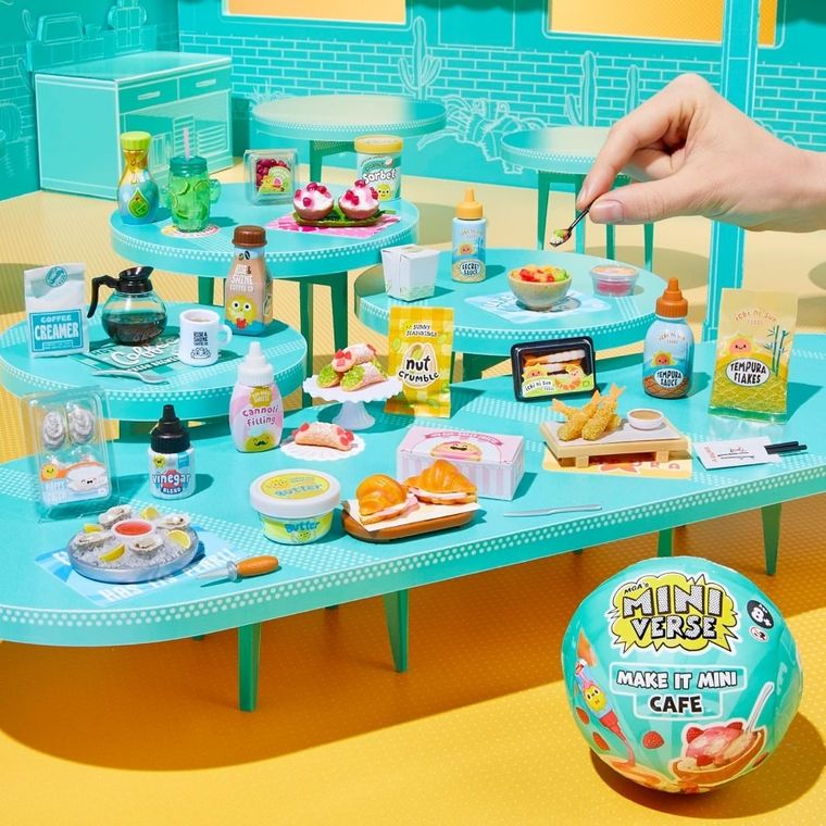 MGA's Miniverse, Make It Mini, Foods: Cafe, kula niespodzianka, mini jedzenie