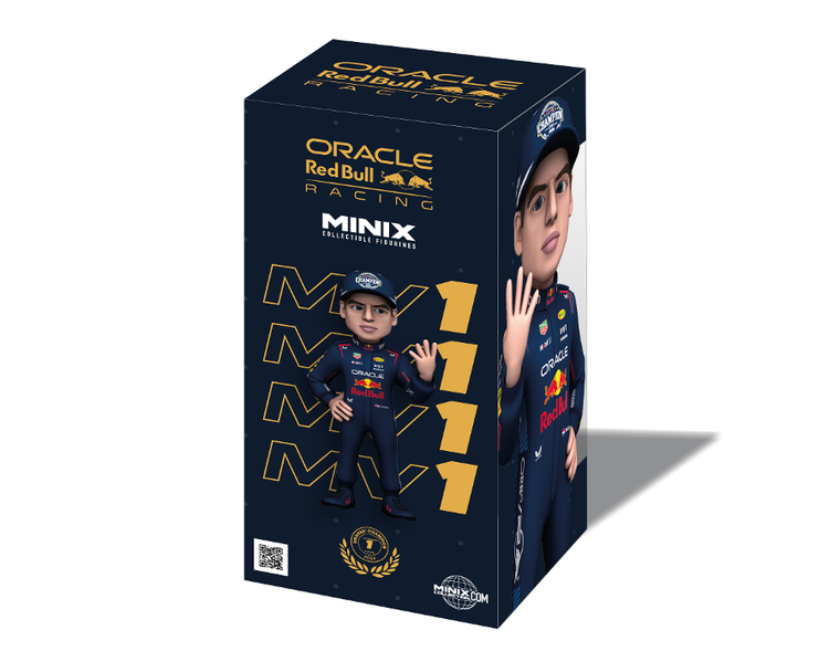 Minix, F1 Red Bull, Max Verstappen 4th World Champion, figurka kolekcjonerska
