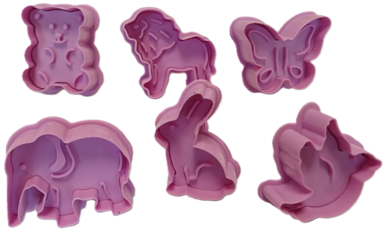 Misiolilna, masa plastyczna, różowa, 60g + 1 foremka