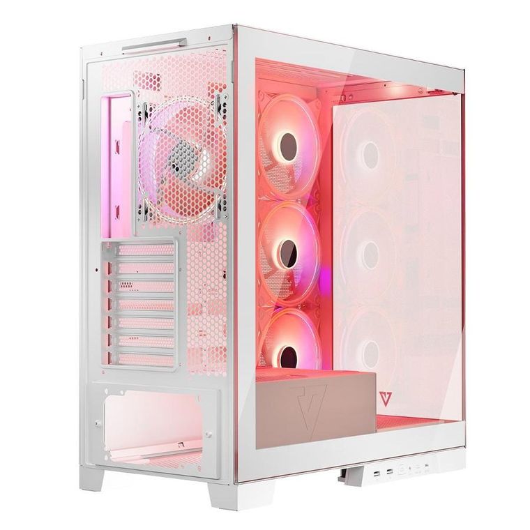 Modecom, Volcano Space ARGB, obudowa komputerowa, biała