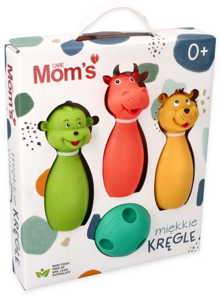 Mom's Care, miękkie kręgle, 4 elementy