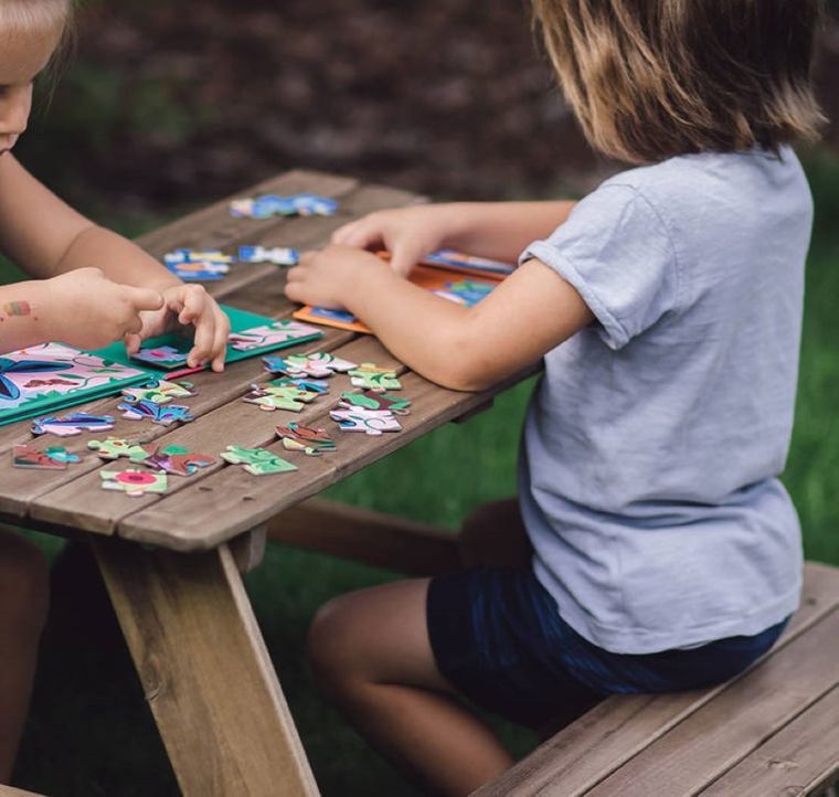 Mudpuppy, Środki transportu, puzzle magnetyczne 2w1, 20 elementów