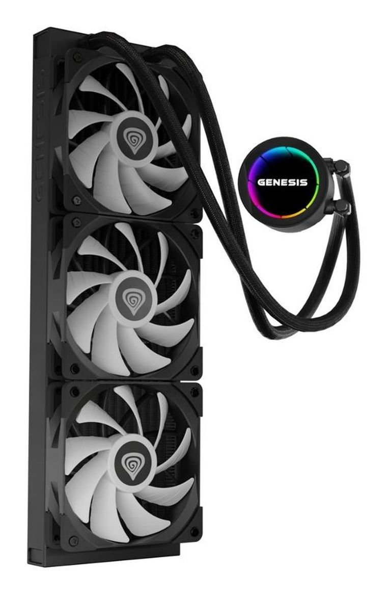 Natec, chłodzenie wodne, Hydria Genesis 360 ARGB, czarne