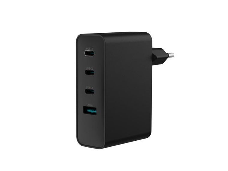 Natec, ładowarka sieciowa, RIBERA GAN 3X USB-C 1X USB-A, 100W, czarna