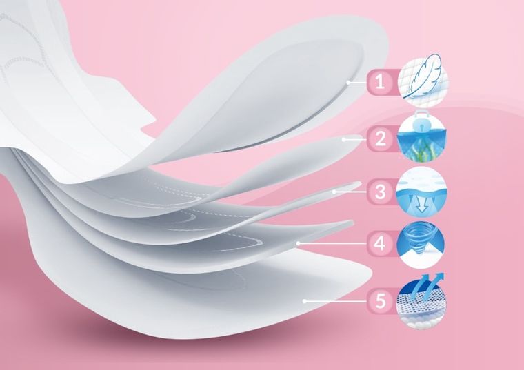 Neno, Soffio, jednorazowe podpaski poporodowe, 8 szt.