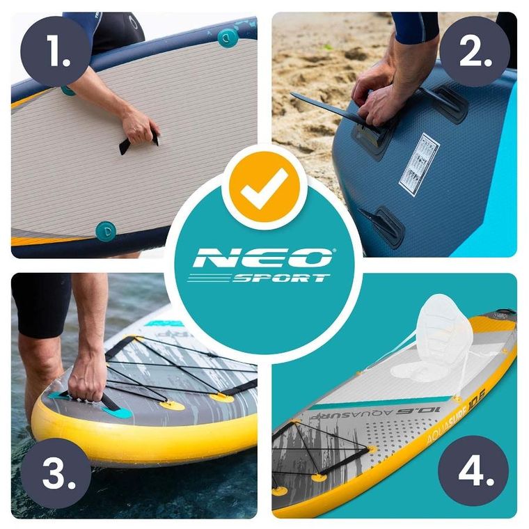 Neo-Sport, Aquasurf, deska SUP, 320-84-15 cm