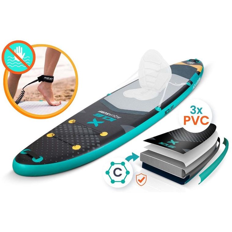 Neo-Sport, Aquasurf, deska SUP, 320-84-15 cm