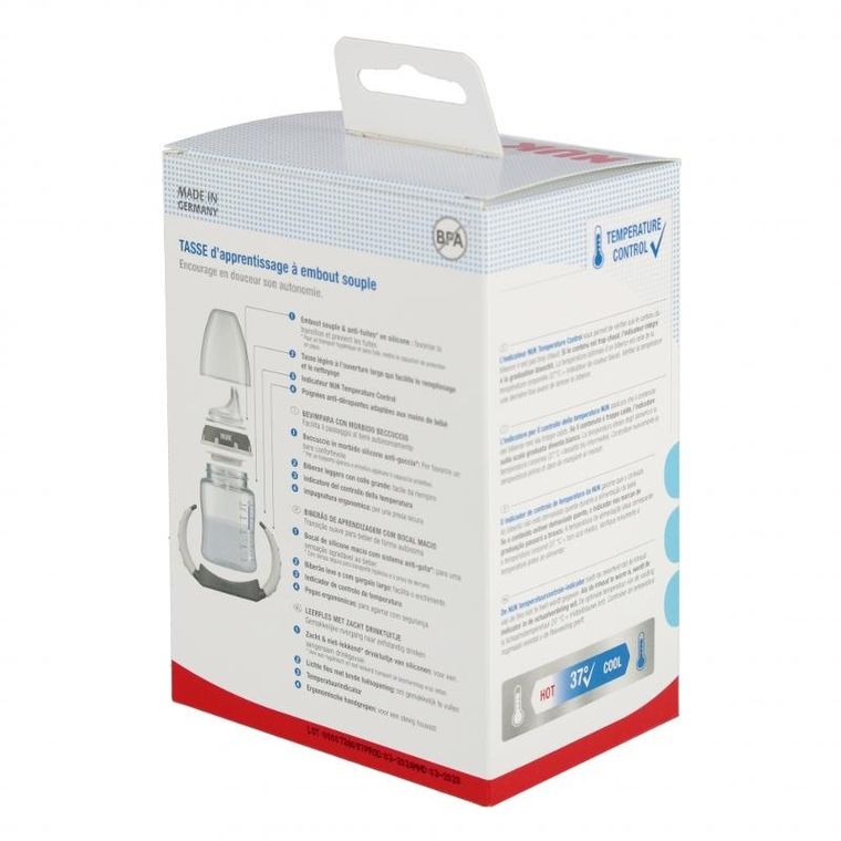 Nuk, First, butelka z uchwytem, 6-18m, 150 ml, 1 szt.