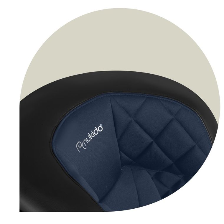 Nukido, Louis, fotelik samochodowy, czarno-granatowy, 15-36 kg