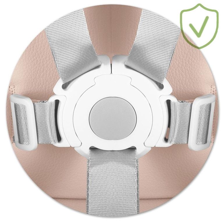 Nukido, Tilo, krzesełko do karmienia, różowe