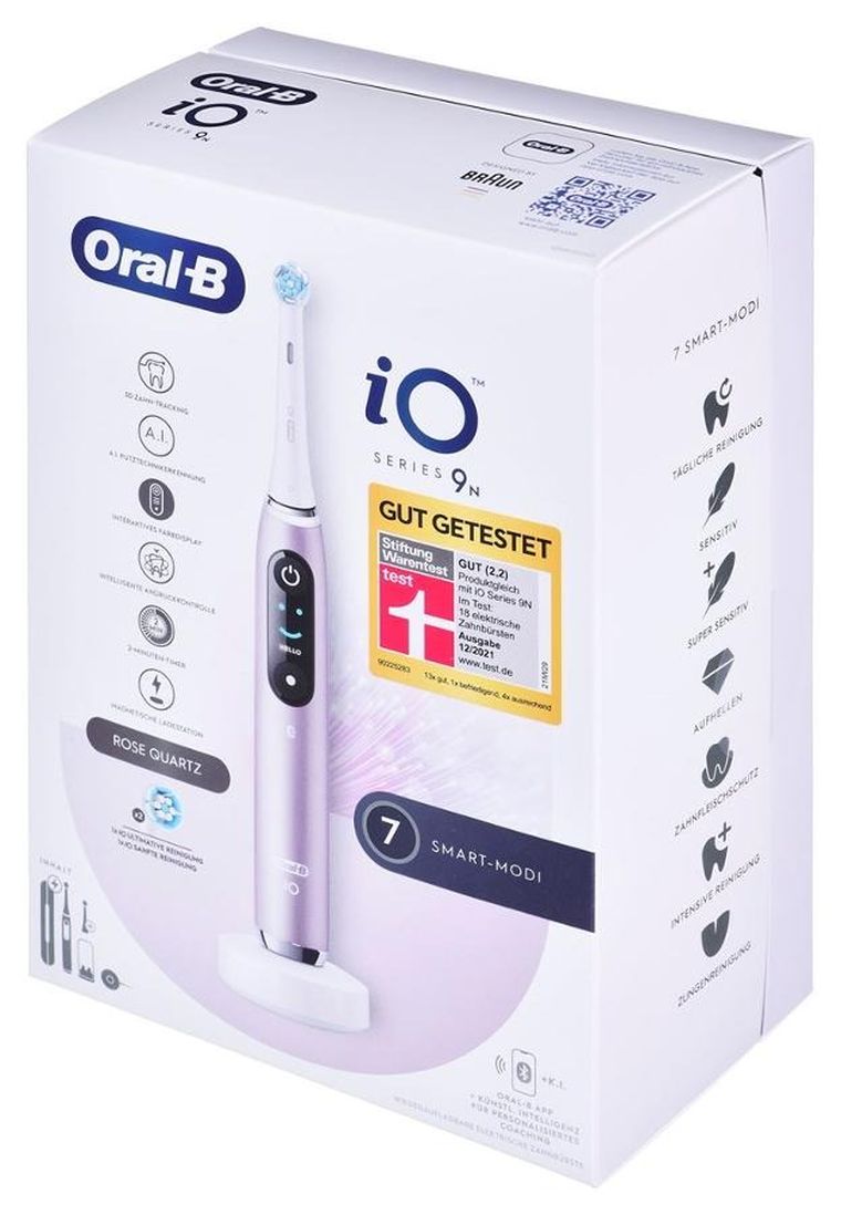 Oral-B, IO Series 9, szczoteczka, Rose Quartz