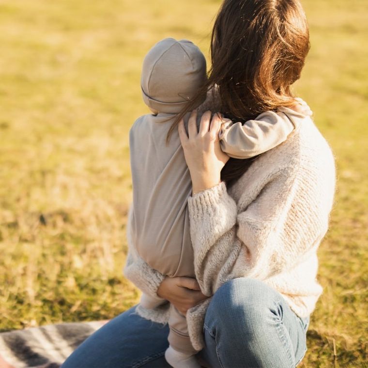 Pajac dziecięcy, wełna merino, beżowy, Eevi